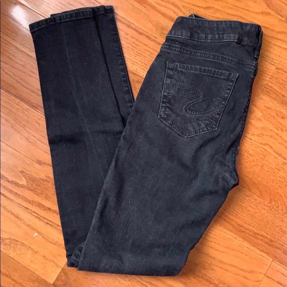 Silver Suki Black Denim